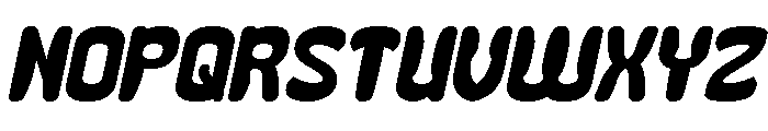 Going Right Italic Font UPPERCASE
