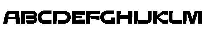 Goitted Font UPPERCASE