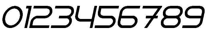 Goks Italic Font OTHER CHARS
