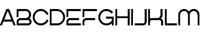 Goks Font UPPERCASE
