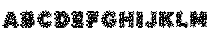 Golda Regular Font UPPERCASE