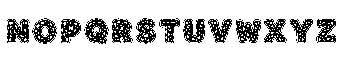 Golda Regular Font UPPERCASE