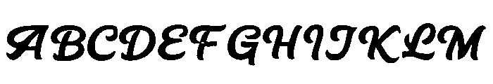 Golden_Age Font UPPERCASE
