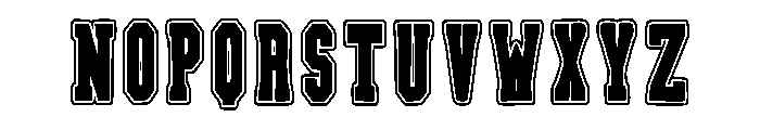 Golden Baseball Regular Font LOWERCASE