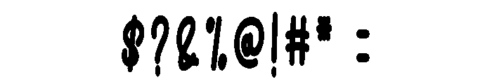 Golden Butter Font OTHER CHARS