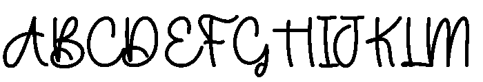 Golden Butter Font UPPERCASE