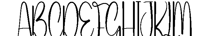 Golden Daylight Font UPPERCASE