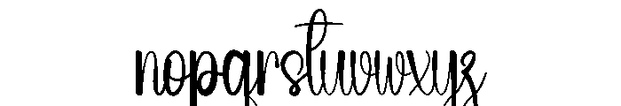 Golden Daylight Font LOWERCASE