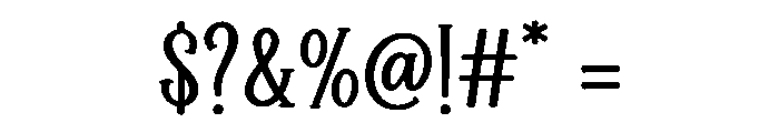 Golden Farmhouse Font OTHER CHARS