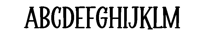 Golden Farmhouse Font UPPERCASE