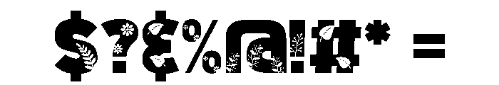 Golden Flora Font OTHER CHARS