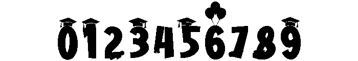 Golden Grad Font OTHER CHARS