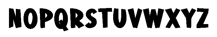 Golden Grad Font LOWERCASE