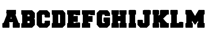 Golden Grock Regular Font UPPERCASE