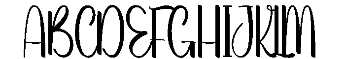 Golden Holiday Font UPPERCASE