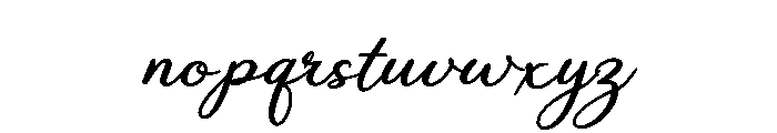 Golden Life Font LOWERCASE