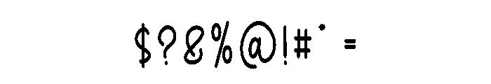 Golden Morning Font OTHER CHARS