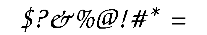 Golden Quill Prototype Regular Font OTHER CHARS