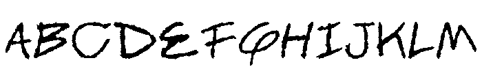 Golden Quirk Regular Font UPPERCASE