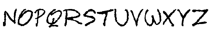 Golden Quirk Regular Font UPPERCASE