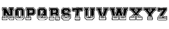 Golden School Regular Font LOWERCASE