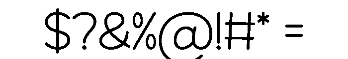 Golden Wonder Font OTHER CHARS