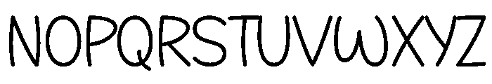 Golden Wonder Font UPPERCASE