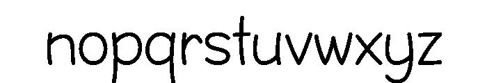 Golden Wonder Font LOWERCASE
