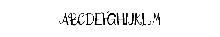Golden Writing Font UPPERCASE