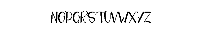 Golden Writing Font UPPERCASE