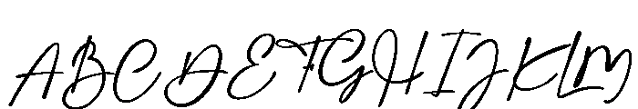 Goldenquill Bold Font UPPERCASE