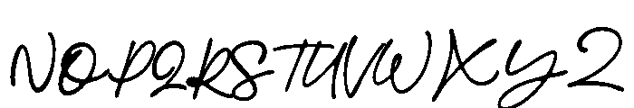 Goldenquill Rough Font UPPERCASE
