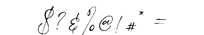 Goldenquill Rounded Font OTHER CHARS