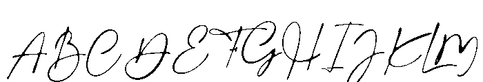 Goldenquill Rounded Font UPPERCASE