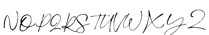 Goldenquill Rounded Font UPPERCASE