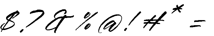 Goldeny Battiely Italic Font OTHER CHARS