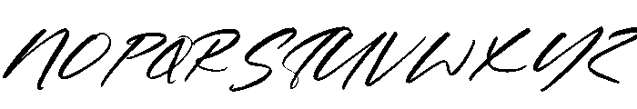 Goldeny Battiely Italic Font UPPERCASE