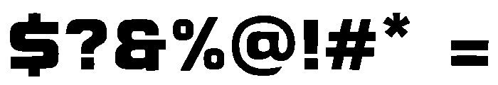 Goldrush Font OTHER CHARS