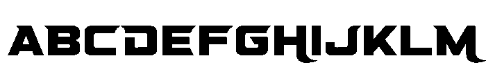 Goldrush Font UPPERCASE