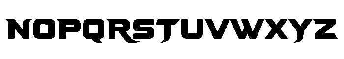 Goldrush Font UPPERCASE