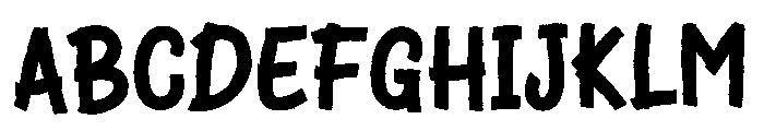 Golera Boldies Font UPPERCASE