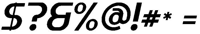 Golke Italic Font OTHER CHARS