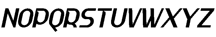 Golke Italic Font UPPERCASE
