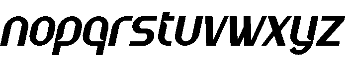 Golke Italic Font LOWERCASE