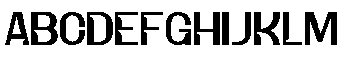 Golke Font UPPERCASE