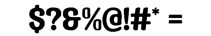 Gomade Font OTHER CHARS