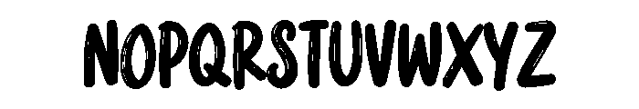 Gombello Font UPPERCASE