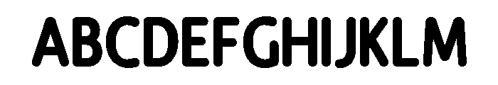 Gomevalen Font UPPERCASE