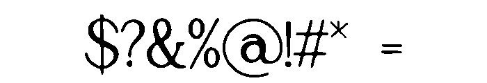 Gomez Font OTHER CHARS