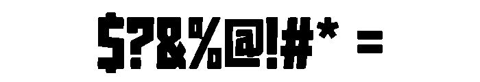 Gonaro Font OTHER CHARS
